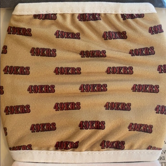 NFL San Francisco 49ERS Mask Set Pocket For Filter NWT - Picture 4 of 8